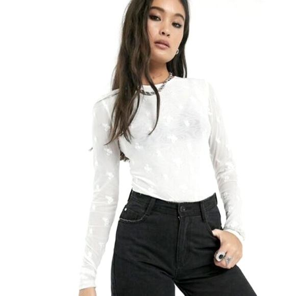 Free People Makeout Mesh Bodysuit - Picture 3 of 6